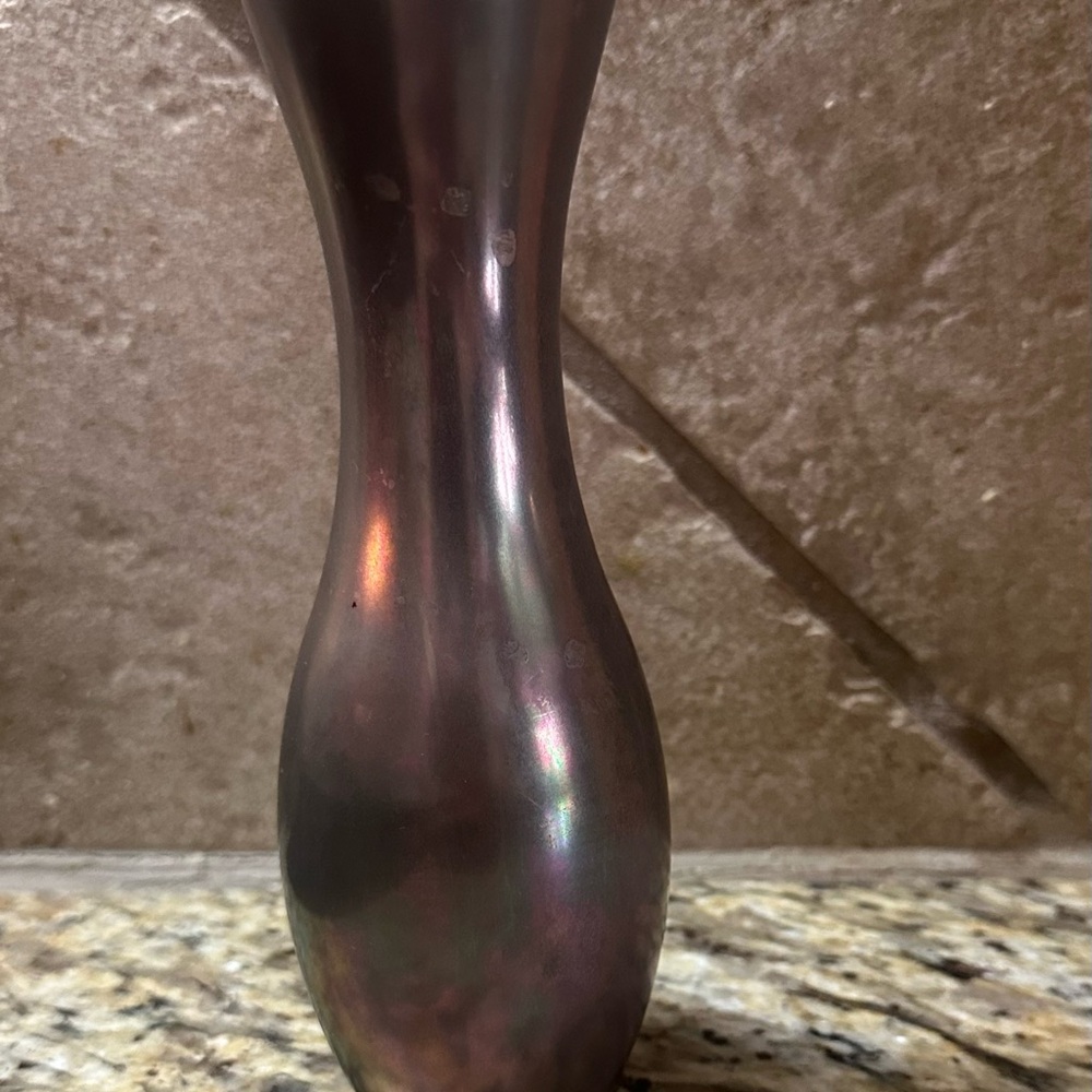 Nambe Vintage 1998 Silver Accent Vase